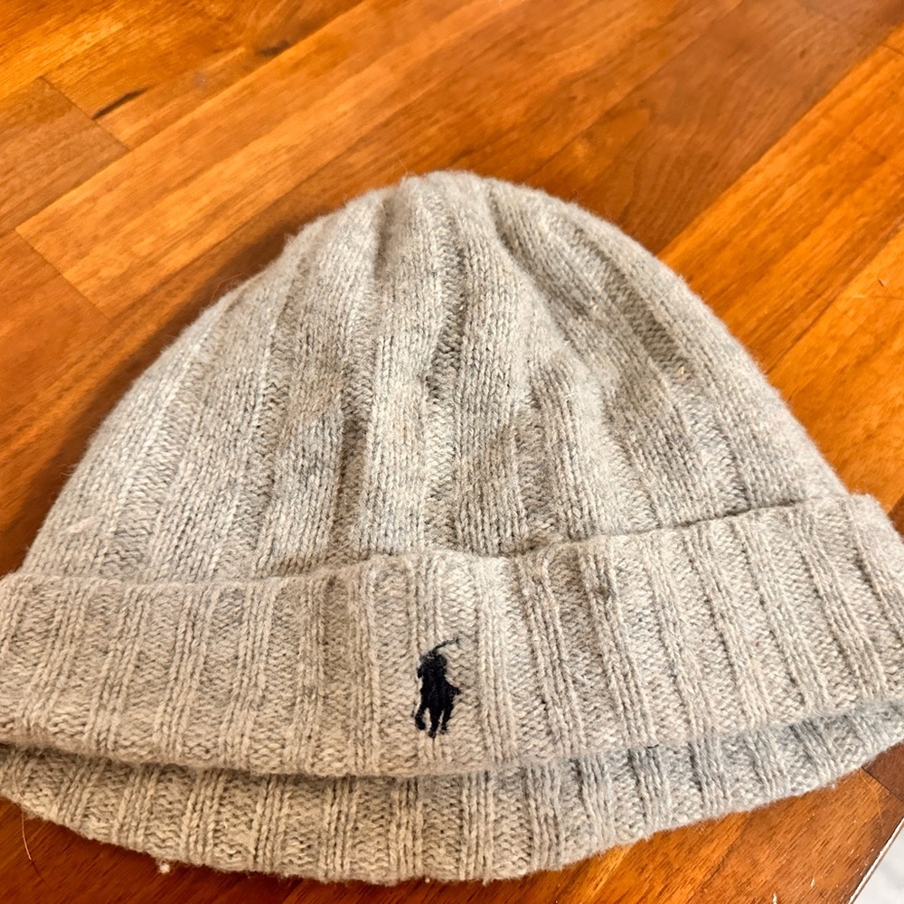 Polo Ralph Lauren Grey Wool Toque. OS.